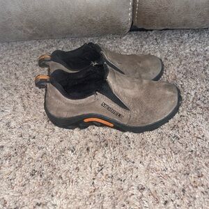 Merrell Jungle Moc Slip-On Suede Shoes Boys Size 12
